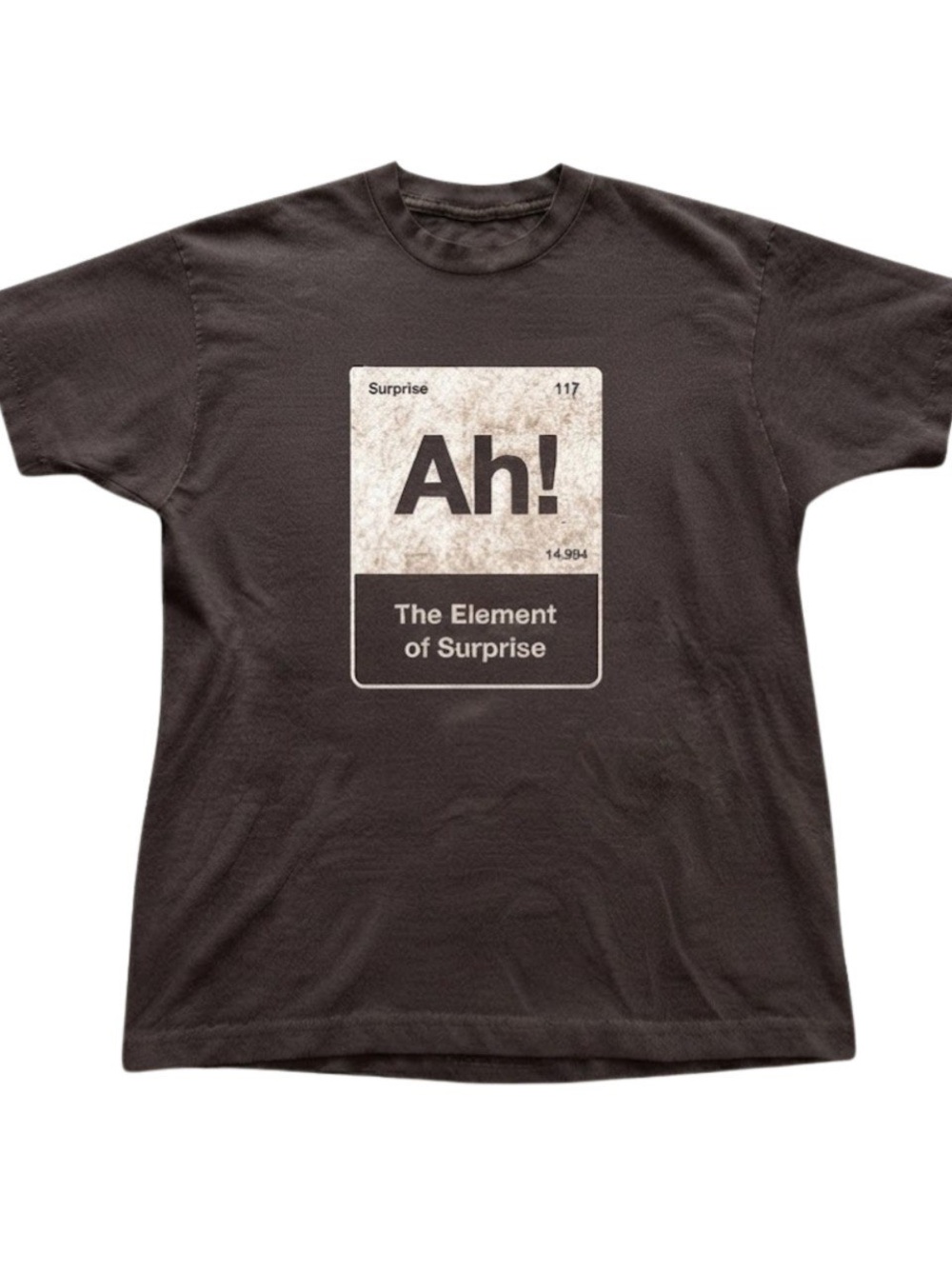 The Element of Surprise Chemistry Graphic Brown Gildan T-Shirt